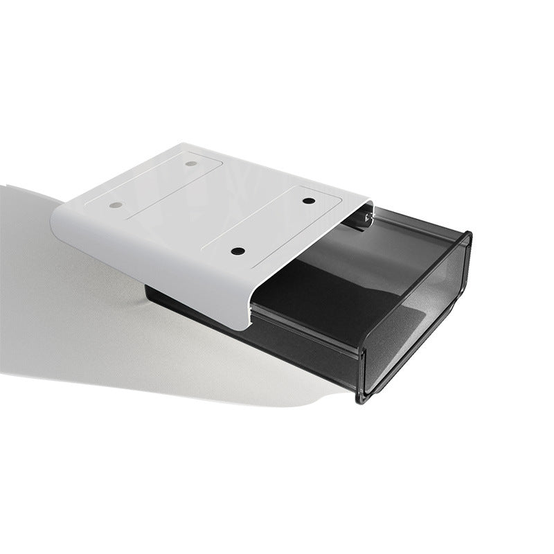 Hidden Under-Desk Drawer Storage Box — Single & Double Layer