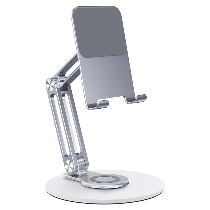 360° Rotating Phone & Tablet Stand — Foldable Aluminum Desk Holder