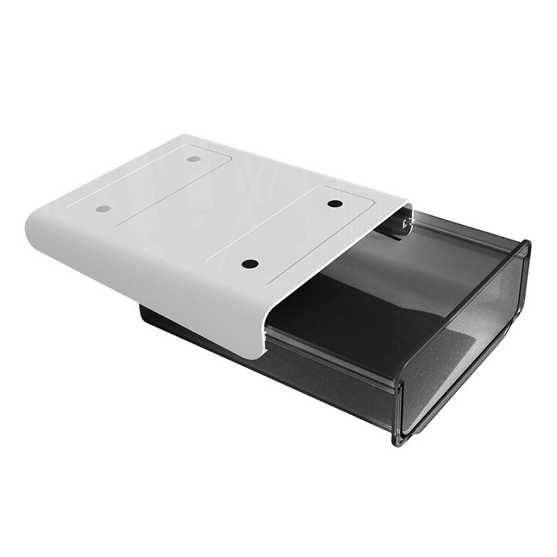 Hidden Under-Desk Drawer Storage Box — Single & Double Layer