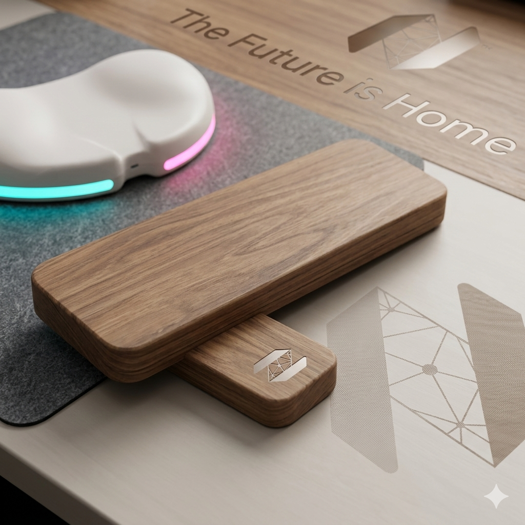 IFYOO RGB Ergonomic Palm Tray Wrist Rest — Desk Setup Wrist Support